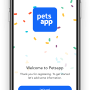 PetsApp mobile version.